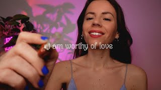 Asmr I Put A Love Spell On You Writing Positive Affirmations In Your Aura With Reiki