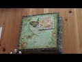 Scrapbook Tutorial: Donna's Curio Mini Album Pt 1