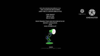 Luxo Jr. The Movie End Credits Logo Closing 2007 Film
