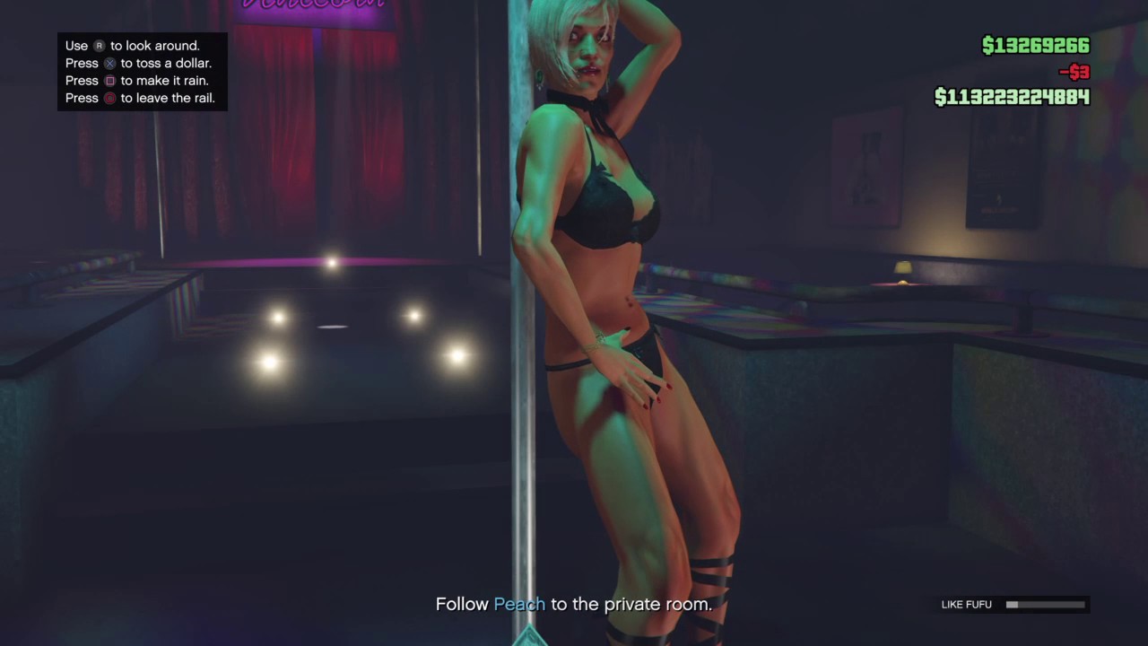 Stripper makes it rain video