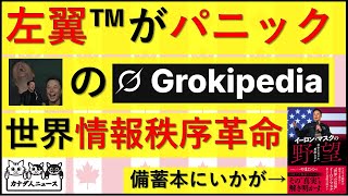 10.29 左翼をパニックにさせている『Grokipedia』とは?