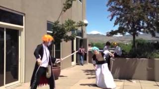 Grimmjow vs Ichigo Anime Oasis 2013