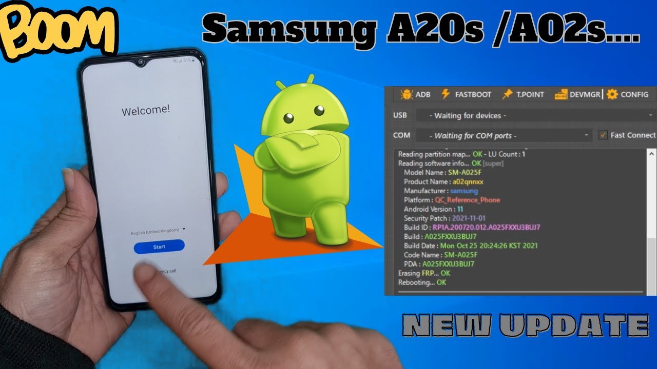 Boom Samsung A20s /A02s FRP Bypass Any Security | All Boom Samsung A20s /A02s FRP Bypass Any Security | All