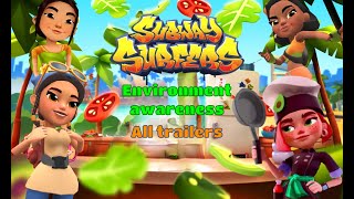Subway Surfers - All Environment Awareness Trailers 2020-2024