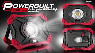 Powerbuilt 941668E 1200 Lumen Led Worklight