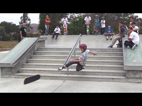 WALMART BOARD BOARDSLIDE DOWN 7 STAIR HANDRAIL