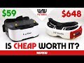 NEW EACHINE $59 FPV GOGGLES vs $648 PREMIUM GOGGLES! Eachine VRD3 review