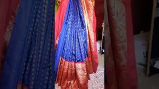 Meesho Big Border Silk Saree