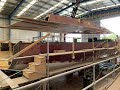 80' Ketch build progress time lapse to March 2021