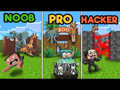 Minecraft - ZOO TYCOON! (NOOB vs PRO vs HACKER) Minecraft - ZOO TYCOON! (NOOB vs PRO vs HACKER)