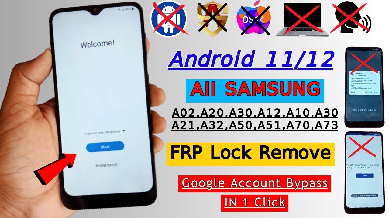 Samsung Android 11/12 FRP Bypass | Samsung Android 11/12 FRP Bypass |