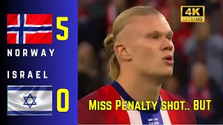 Norway Vs Israel Erling Haaland Hattrick Destroy Israel Highlight & All Goals