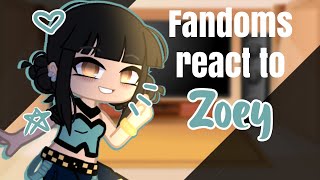 Fandoms React To Zoey 27 Ft Kpdh, Hermitcraft, Danganronpa, Ninjago, Pjsk, Dreamtale