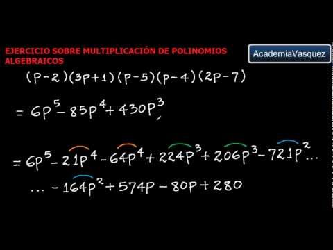 EJERCICIO POLINOMIOS ejercicio polinomios:
