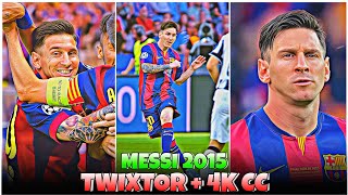 Leo Messi 2015 - Best 4K Clips Cc High Quality For Editing