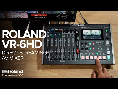 Roland VR-6HD ビデオスイッチャー 専用ケース付き【新古品】 美しい Roland 専用ケース付き【新古品】 ビデオスイッチャー VR