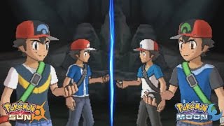 Pokemon Sun and Moon: Kalos Ash and Sinnoh Ash Vs Unova Ash and Hoenn Ash