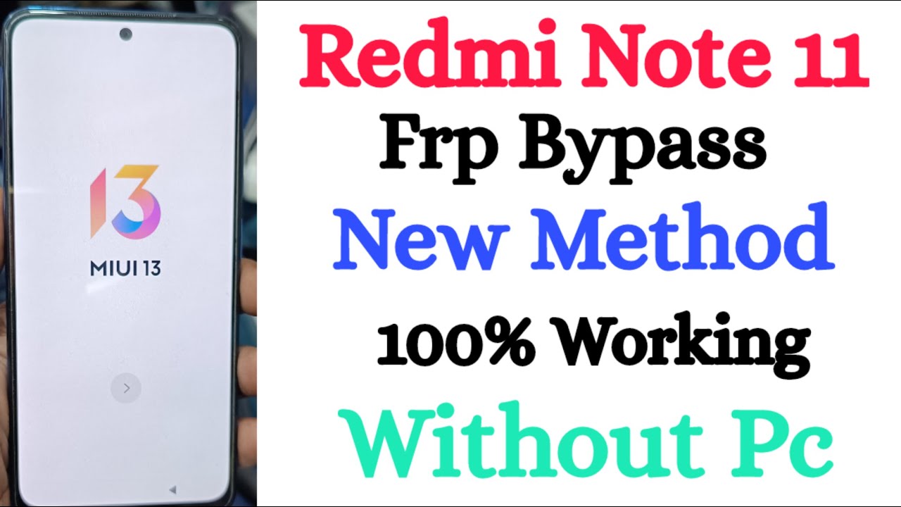 Redmi note 11 frp bypass new method 100% working // note Redmi note 11 frp bypass new method 100% working // note