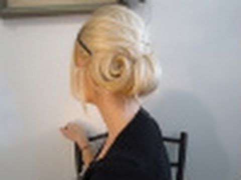 Simple Updo Hairstyle