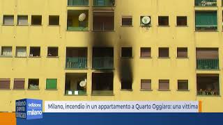Milano, incendio in un appartamento a Quarto Oggiaro: una vittima