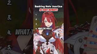 Ranking Hololive Justice 3D Debut Moment