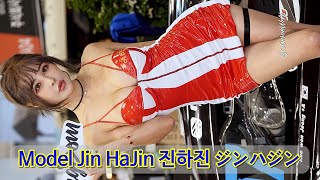 넘어질뻔한 레이싱모델 진하진 직캠 | Model Jin Hajin 2023 Seoul Auto Salon Week Motor Show | モーターショー モデル ジン・ハジン