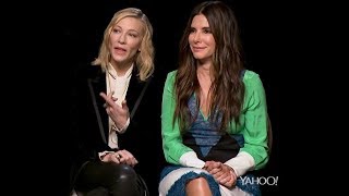 Sandra Bullock And Cate Blanchett Talk Oceans 8 And Faux Media Reports
