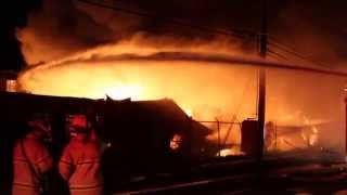 9/11 Bridgeport, CT (BFD) Seaview Ave Factory Fire Massive Explosions 2014