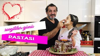 MASTERCHEF MEHMET YALÇINKAYA İLE SEVGİLİLER GÜNÜ PASTASI YAPTIK / YIKIK PATASI !