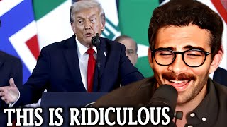 Trumps Peace In Gaza Ceremony Is Insane Hasanabi Archive