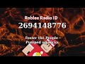 Foster the People - Pumped up Kicks  Roblox ID - Roblox Radio Code