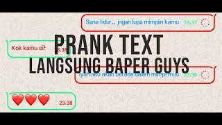 Prank Text Cewek Cantik Awas Nanti Jatuh Cinta Malah Baper
