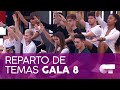 REPARTO DE TEMAS GALA 8 | OT 2020