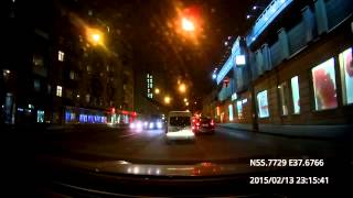 Видео Basmanniy - Sokolinaya Gora 13/02/2015 (timelapse 4x) от Magistrserega, 3-й переулок Измайловского зверинца, Москва, Россия