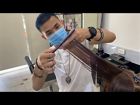Dang Hieu .Long Layer Classic Cut( Hướng dẫn cắt Nữ, tóc dài Layer, dành cho các bạn mới vào nghề)