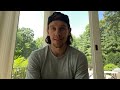 New Jersey Devils forward, Erik Haula, speaks to the media after being acquired from Boston.