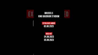 Rammstein - Europe Stadium Tour 2023 - New Brussels Date Added!