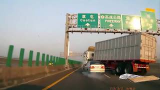 Horror truck crash accident Compilation