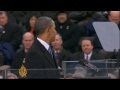 Video US President Obama sworn in for second term
