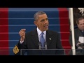 US President Obama sworn in for second term