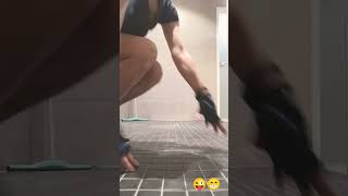 Before Taking A Shower In My Gym I Train Handstand