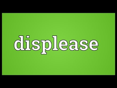 Header of displease