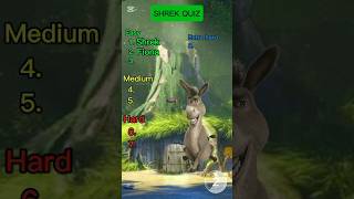 Guess The Shrek Characters In 3 Seconds Disney Movie Quiz