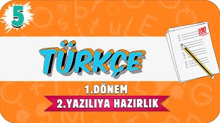 5.Sınıf Türkçe 1.Dönem 2.Yazılıya Hazırlık | 2021 📝