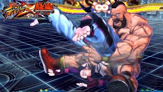 Zangrief Super Arts Against Juri Street Fighter X Tekken Street Fighter X Tekken Mods