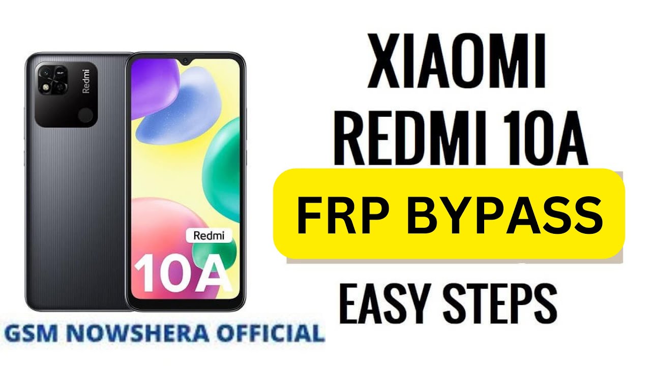 Redmi 10A Google account Bypass | Xiaomi 10A Android Redmi 10A Google account Bypass | Xiaomi 10A Android