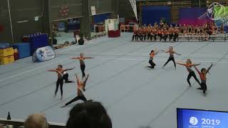 State Championship -19 - White squad - Floor routine