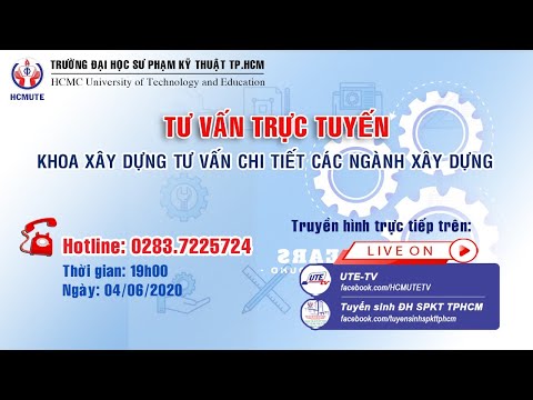 KHOA XÂY DỰNG | TƯ VẤN TUYỂN SINH 2020 | ĐH SƯ PHẠM KỸ THUẬT TP.HCM
