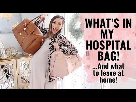 What to pack in a hospital bag! + what NOT to bring! A REAL look inside my bag! - YouTube