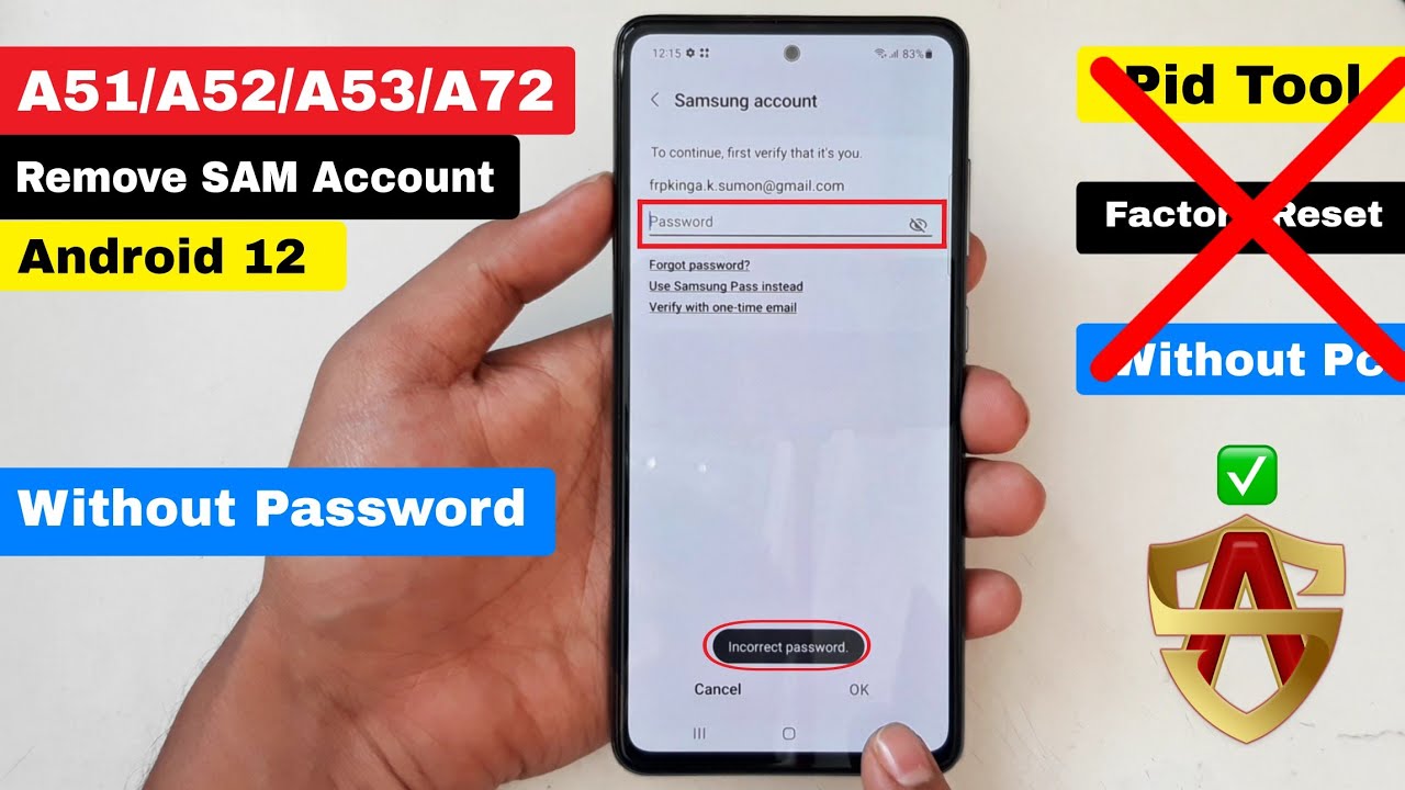 Samsung A51/A52/A53/A72 Unlock/Remove Samsung Samsung A51/A52/A53/A72 Unlock/Remove Samsung